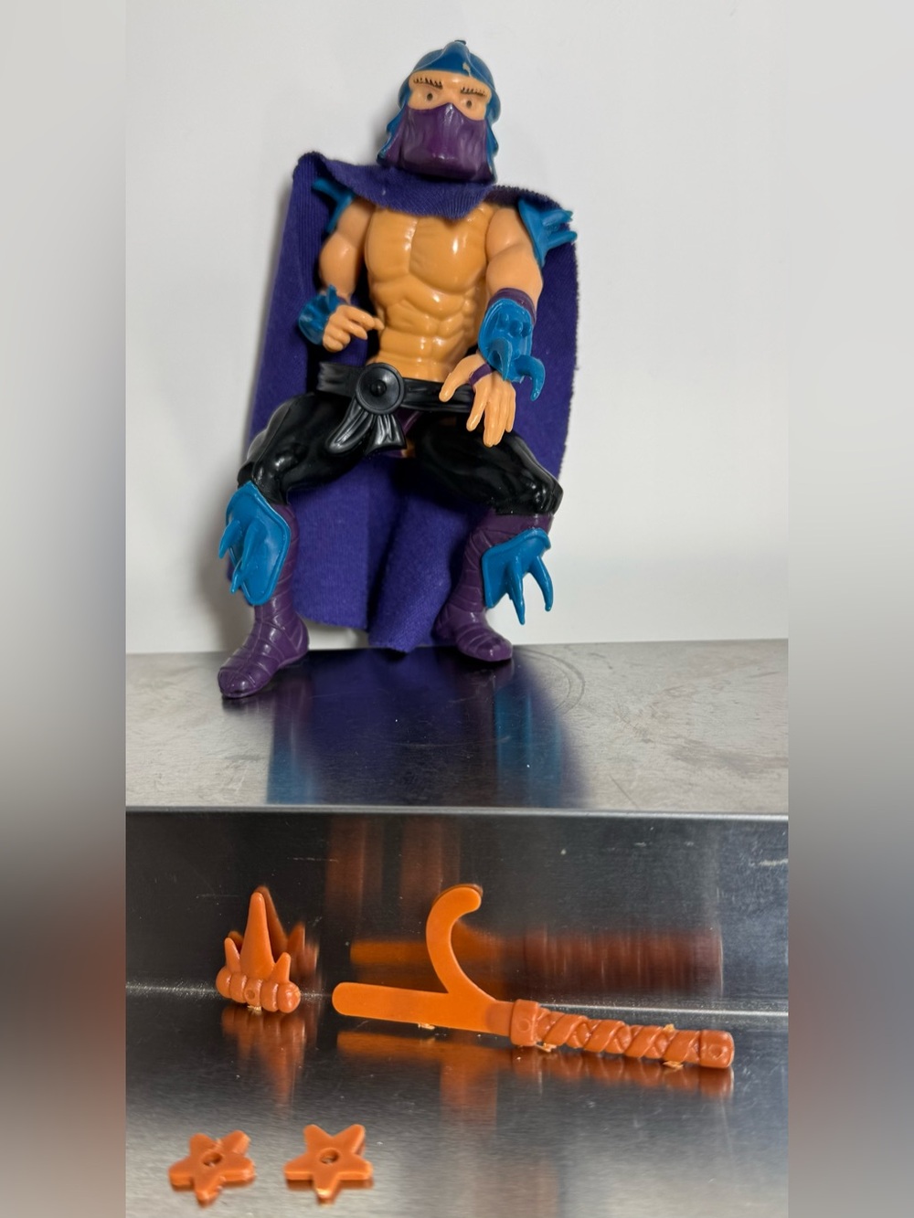 Vintage 1988 Teenage Mutant Ninja Turtles (TMNT) Shredder Action Figure! 🐢🥷